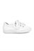 Hakiki Deri Bağcıklı Kadın Günlük Ayakkabı Beyaz