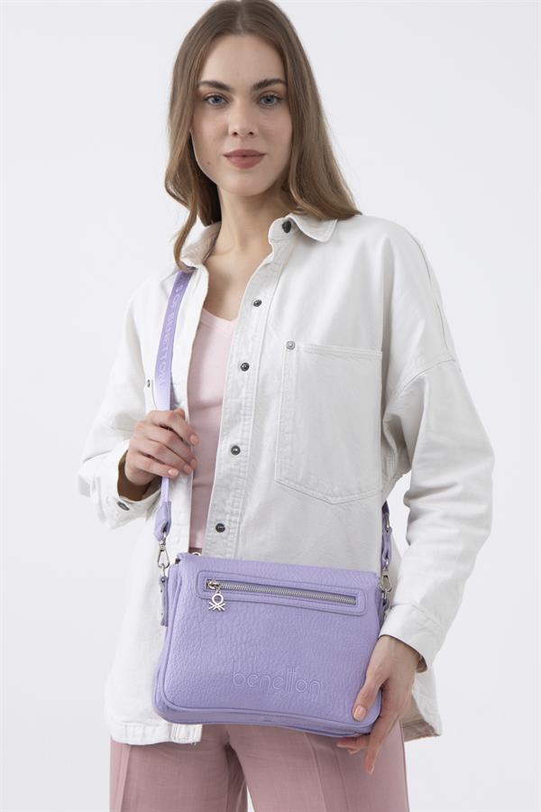 Benetton Kadın Çapraz Çanta | Lila