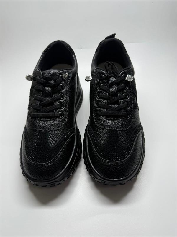 Kadın İthal Sneaker | Siyah