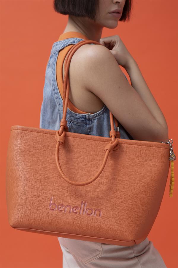 Benetton Kadın Kol Çanta | Turuncu