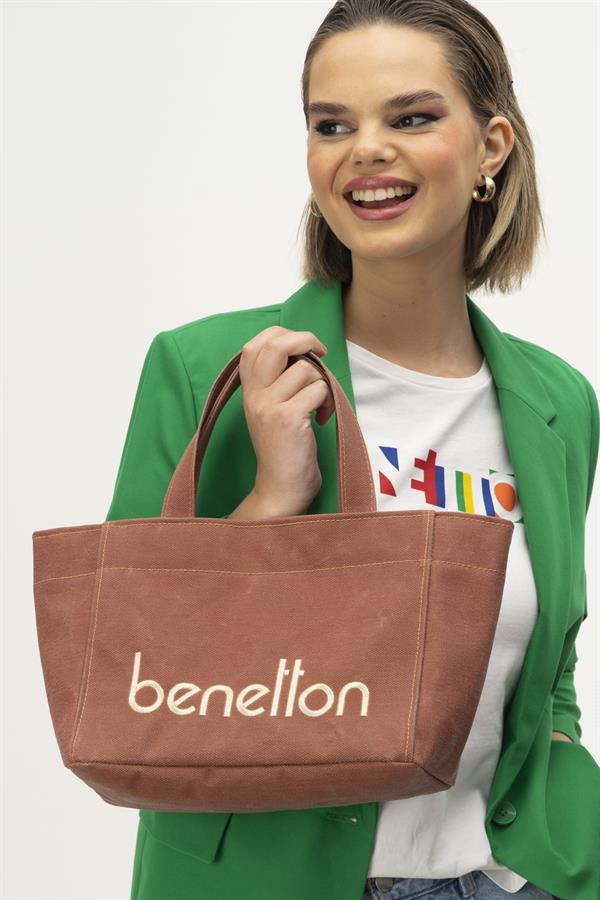 Benetton Kadın El Çantası | KAHVE