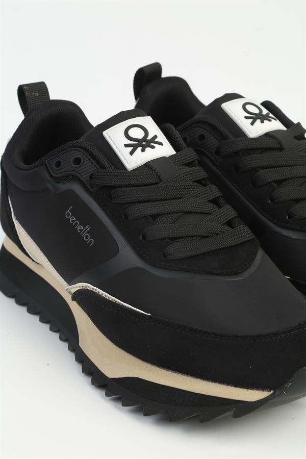 Benetton Kadın İthal Sneaker | SİYAH