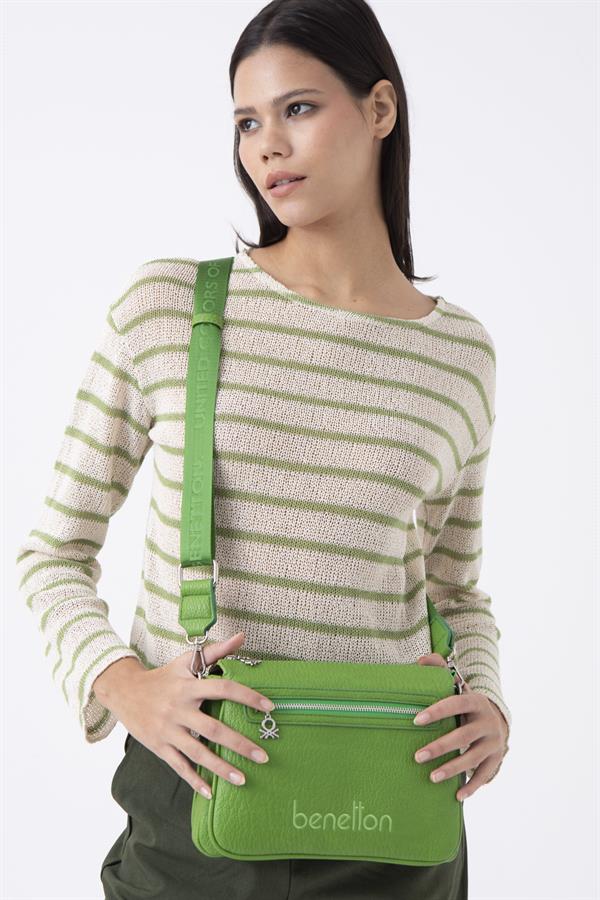 Benetton Kadın Çapraz Çanta | Yeşil