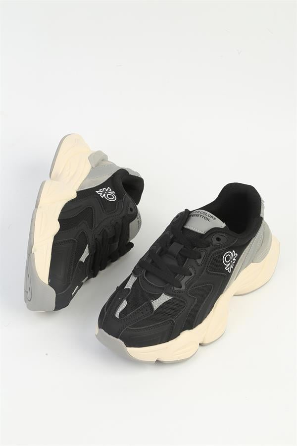 Benetton Kadın İthal Sneaker | SİYAH 