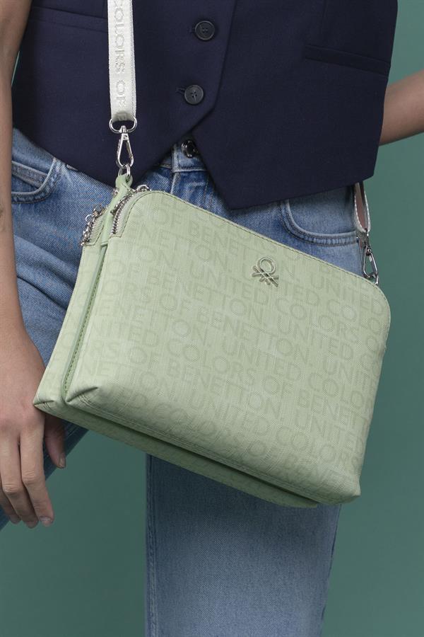 Benetton Kadın Çapraz Çanta | Yeşil