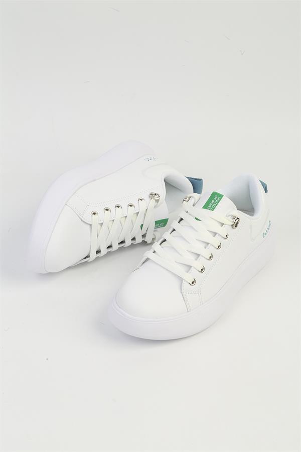 Benetton Kadın İthal Sneaker | BEYAZ