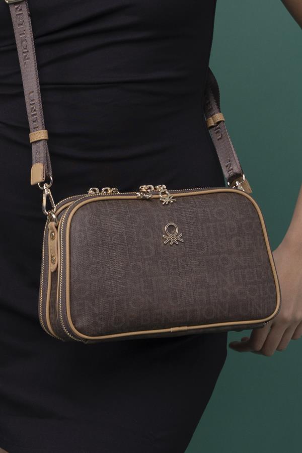 Benetton Kadın Çapraz Çanta | Kahve Camel