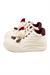 Kadın İthal Sneaker Bordo Oyuncak Figür Detaylı Ortopedik Tabanlı Günlük Ayakkabı