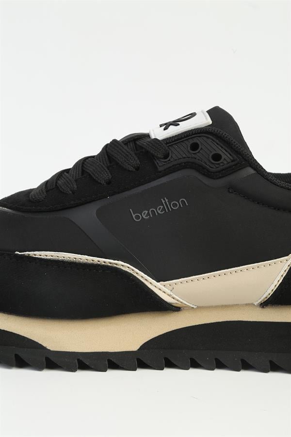 Benetton Kadın İthal Sneaker | SİYAH