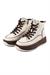 Guja Kadın Bej Bağcıklı Fermuarlı Kalın Taban Spor Bot