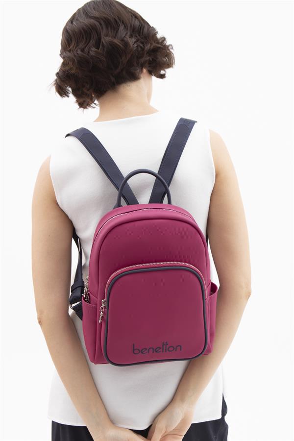 Benetton Kadın Sırt Çanta | Mürdüm Lacivert