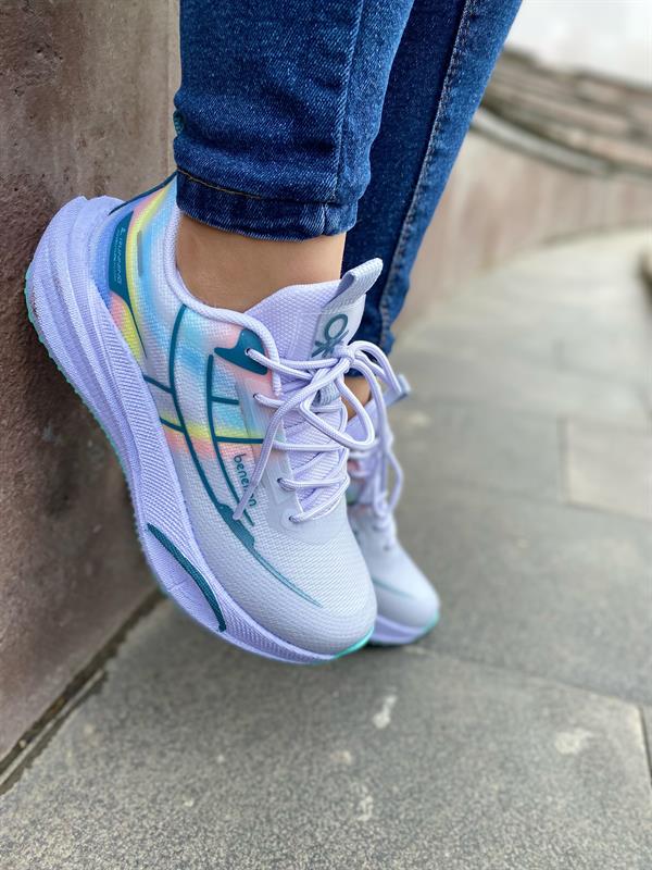 Benetton Unisex Spor Ayakkabı | Lila 