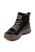 Guja Kadın Siyah Bağcıklı Kalın Taban Spor Kışlık Bot