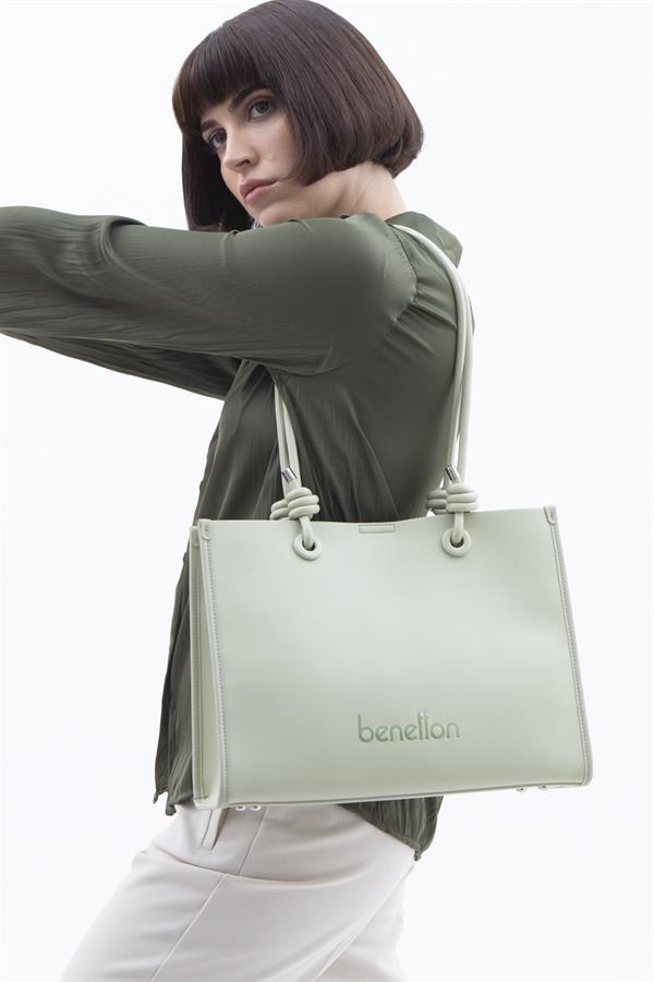 Benetton Kadın Kol Çanta | Yeşil