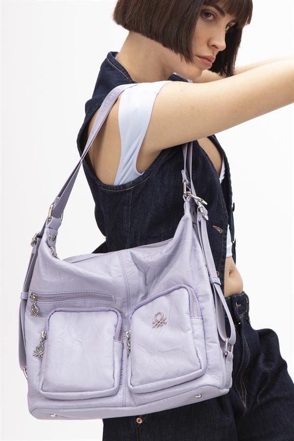 Benetton Kadın Kol Çanta | Lila
