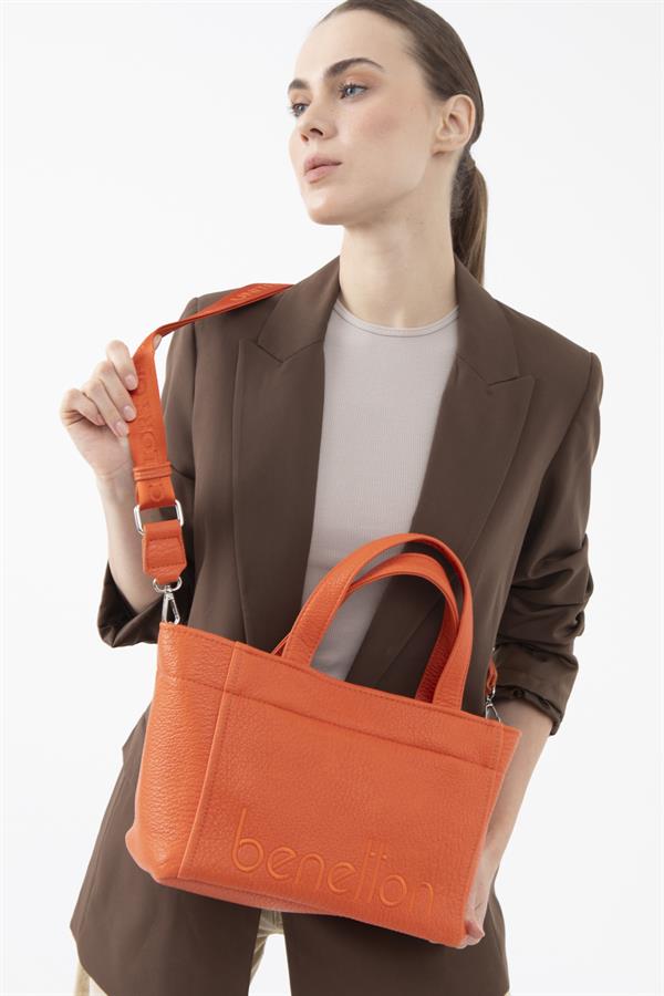Benetton Kadın Kol Çanta | Turuncu