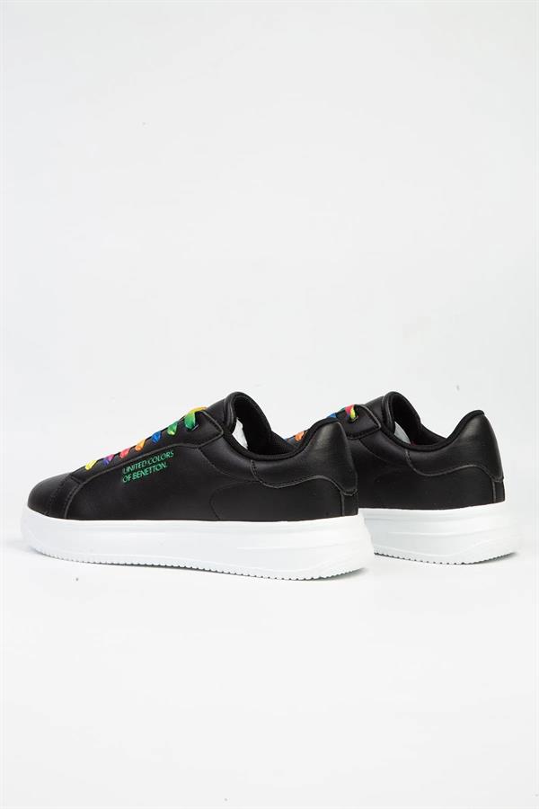 Benetton Kadın Ayakkabı | SİYAH BEYAZ