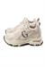 Kadın İthal Sneaker Bej Kalın Tabanlı Günlük Spor Ayakkabı