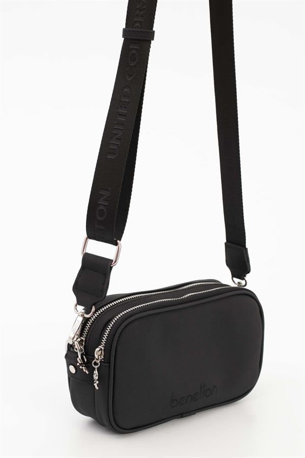 Benetton Kadın Çapraz Çanta | Siyah