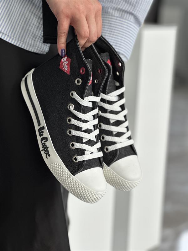 Lee Cooper Kadın Yazlık Spor Ayakkabı | Siyah Beyaz
