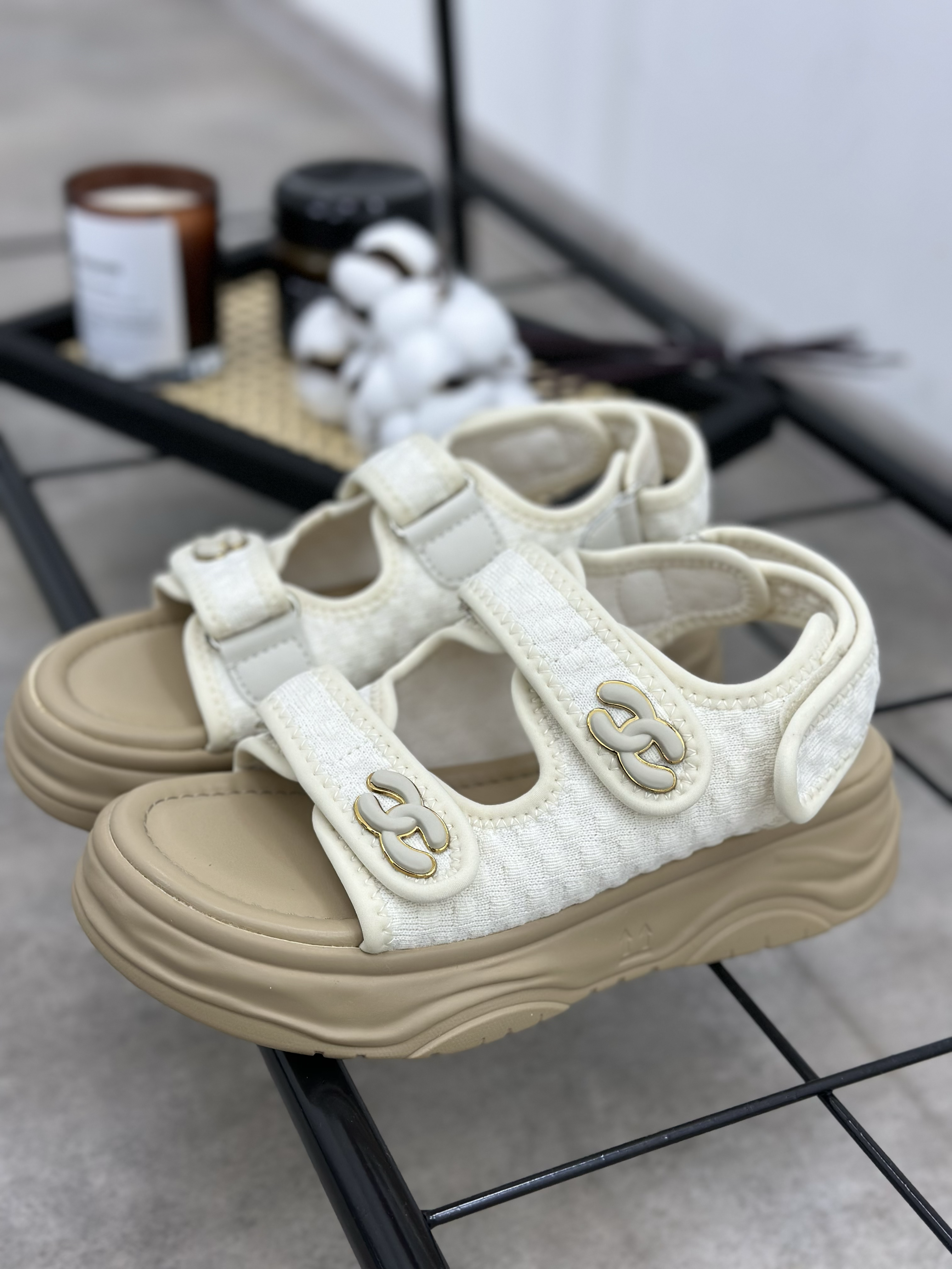  Kadın İthal Sandalet | BEJ