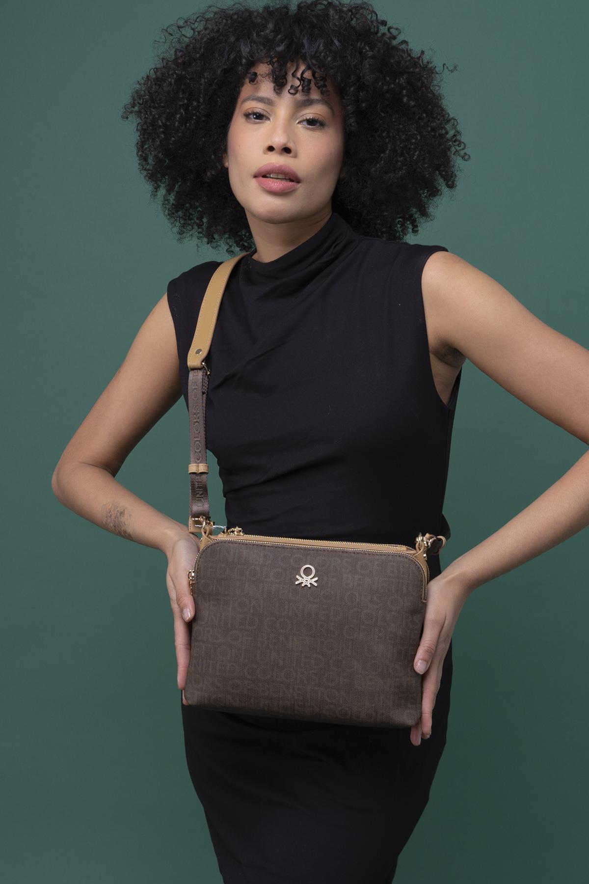 Benetton Kadın Çapraz Çanta | Kahve Camel