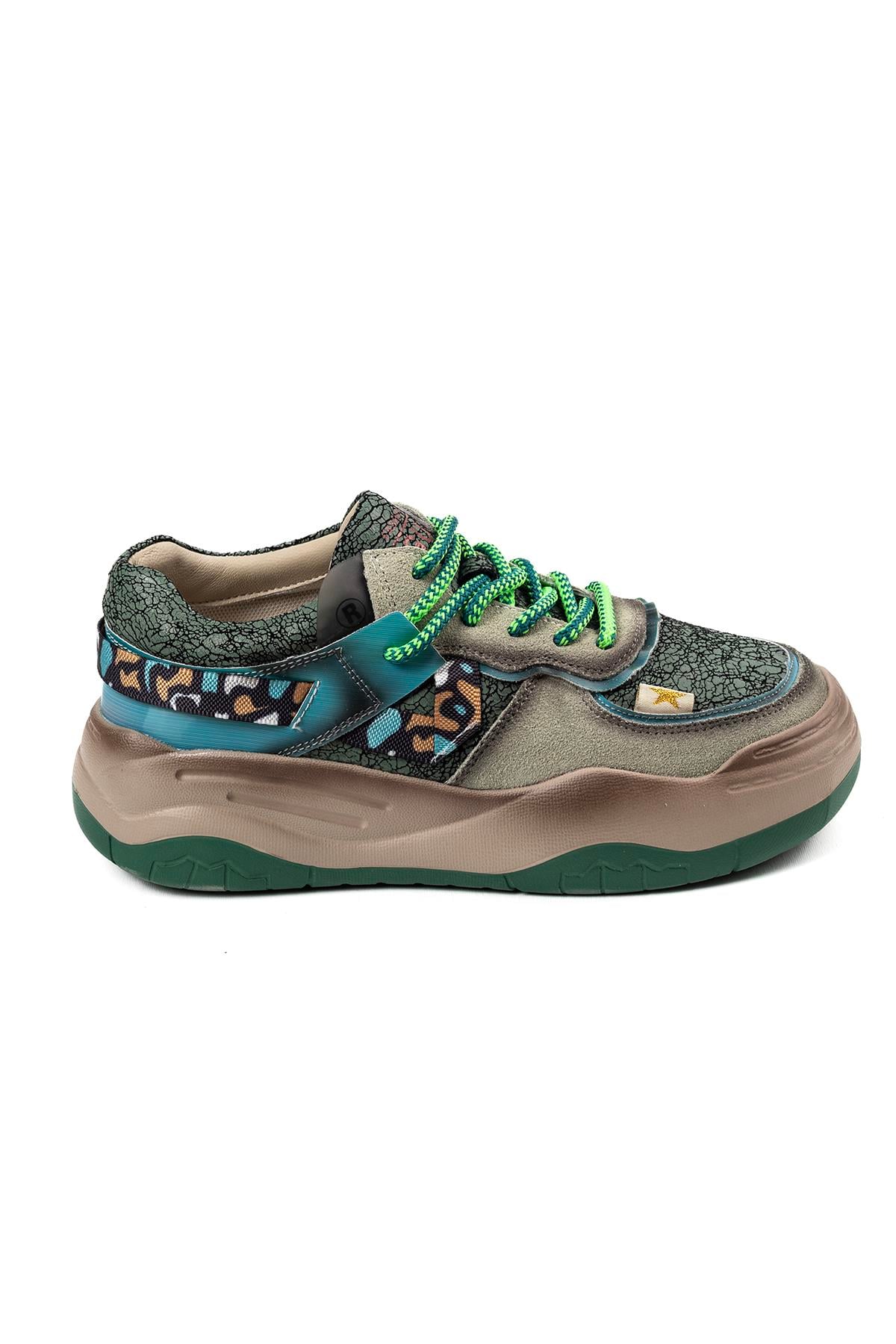 Kadın İthal Sneaker | Yeşil