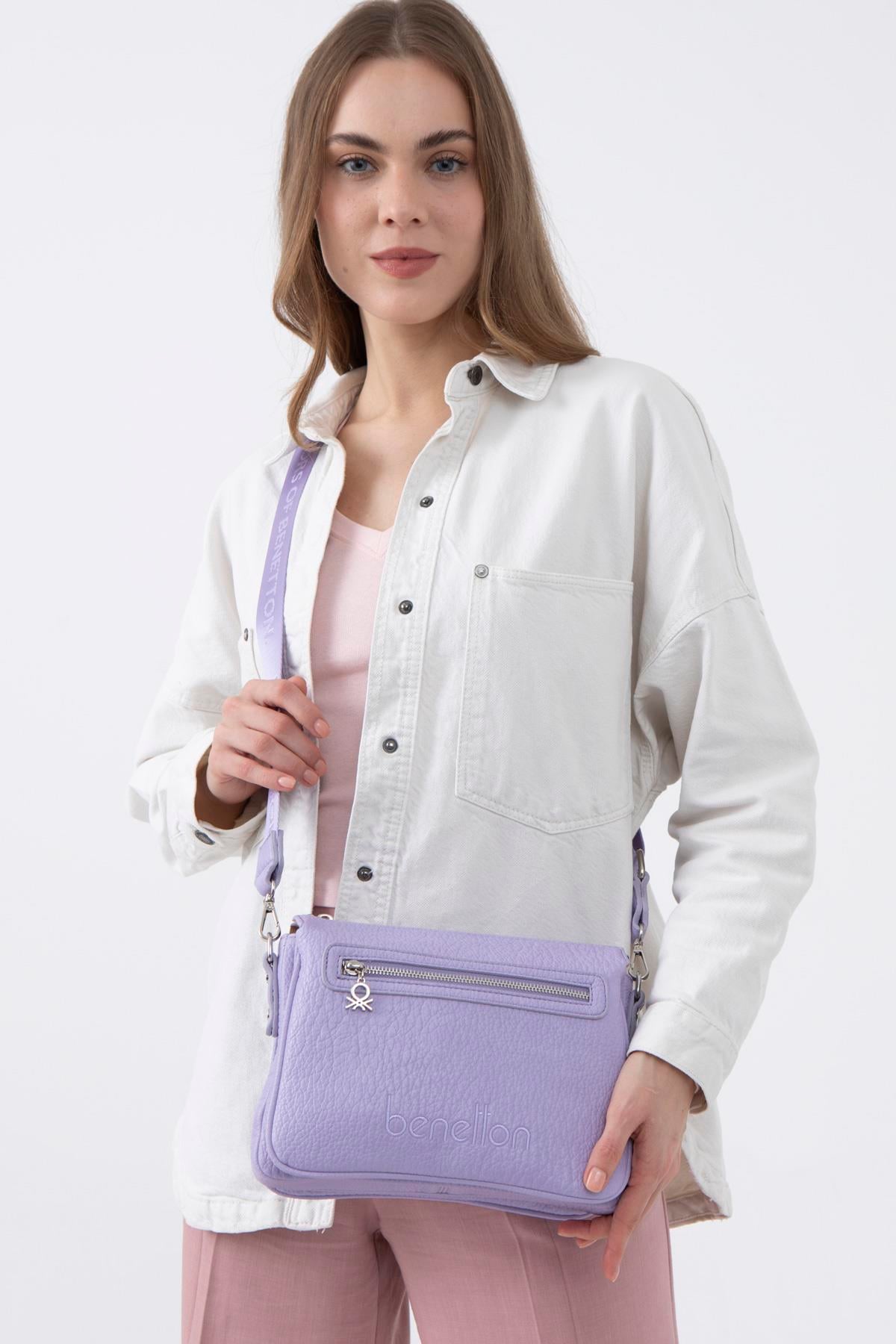 Benetton Kadın Çapraz Çanta | Lila