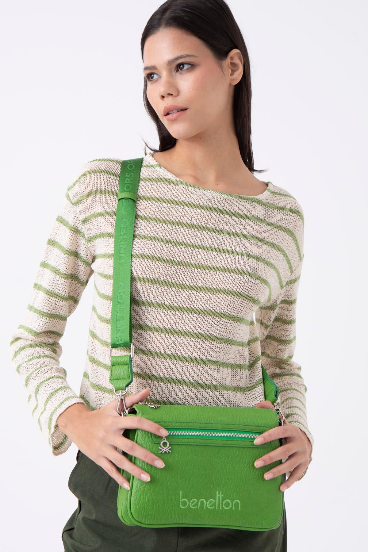 Benetton Kadın Çapraz Çanta | Yeşil