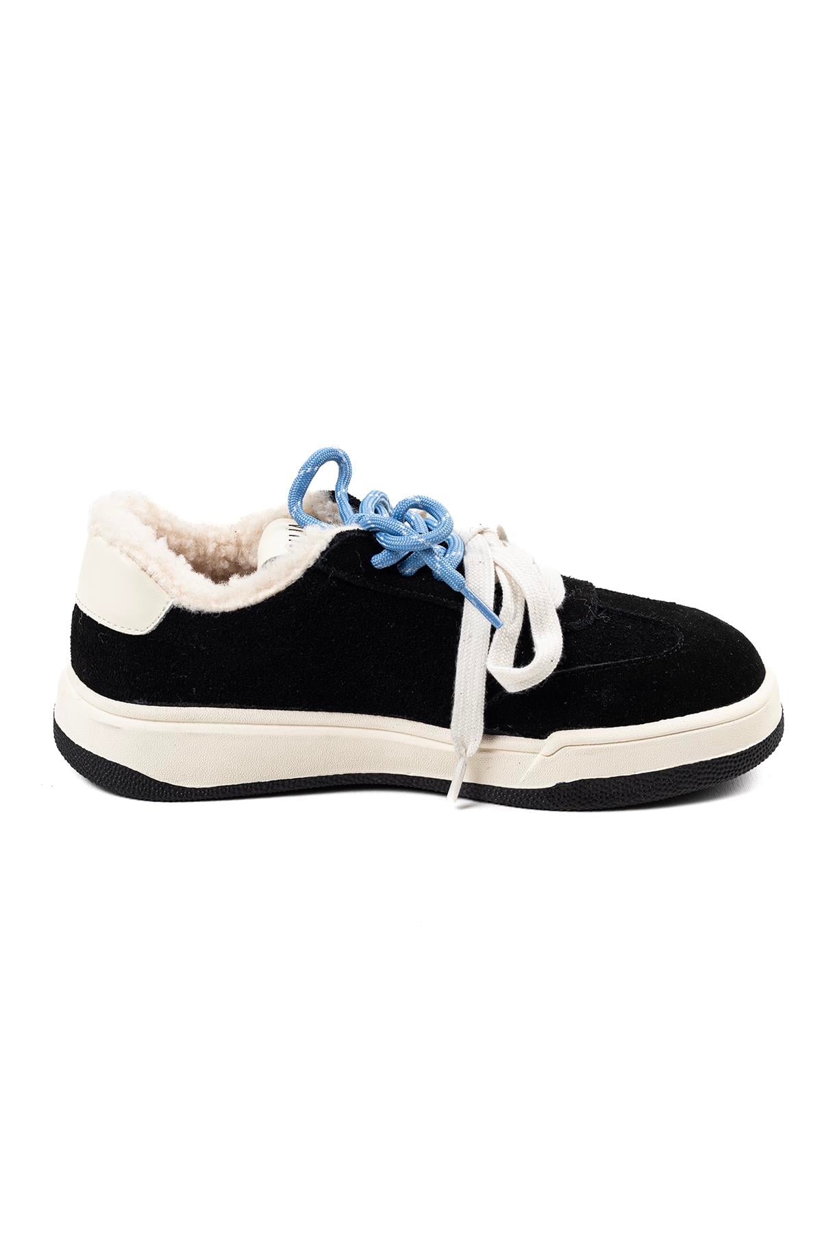 Kadın İthal Sneaker | Siyah