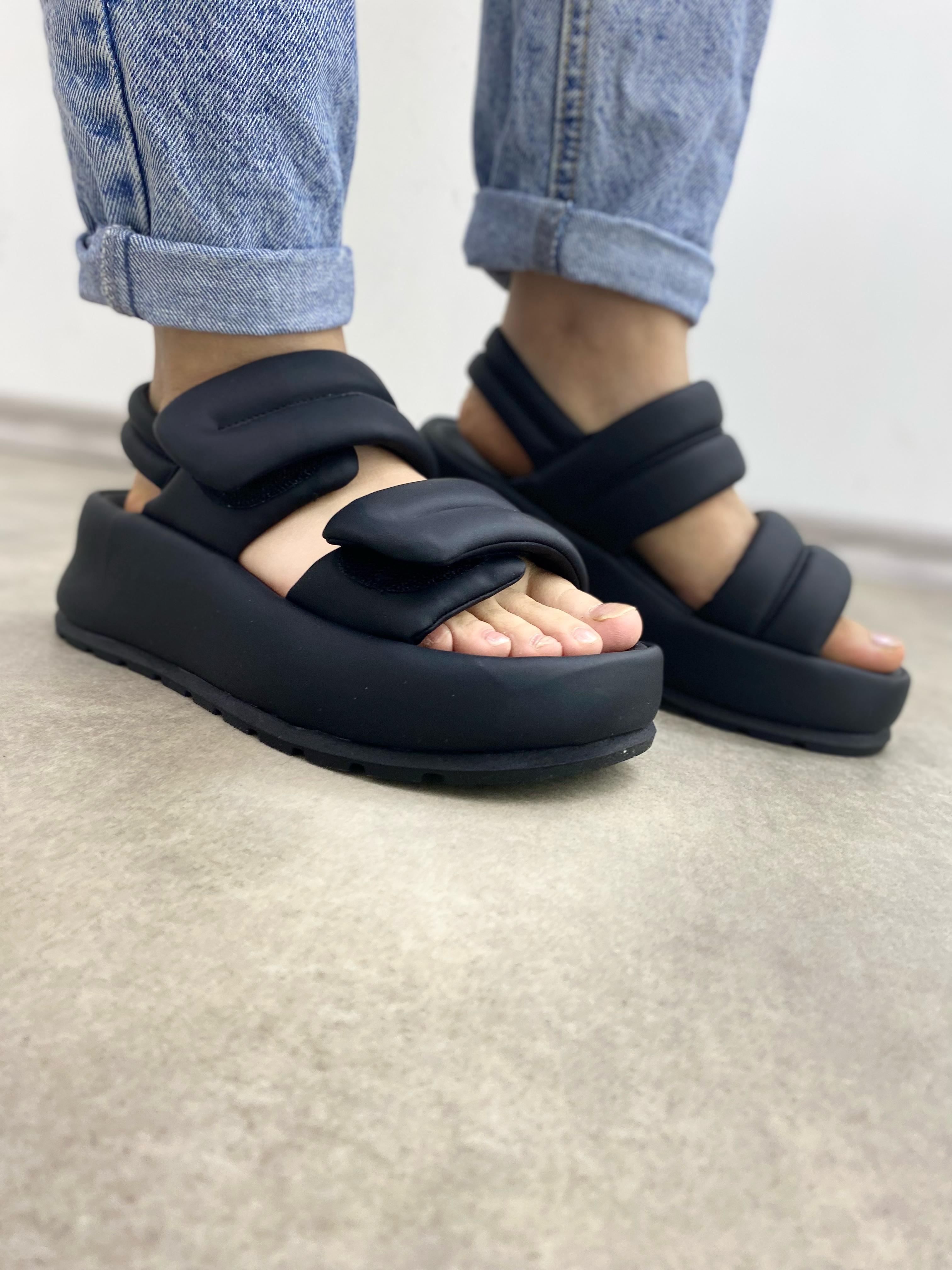 Kadın Düz Sandalet | Siyah