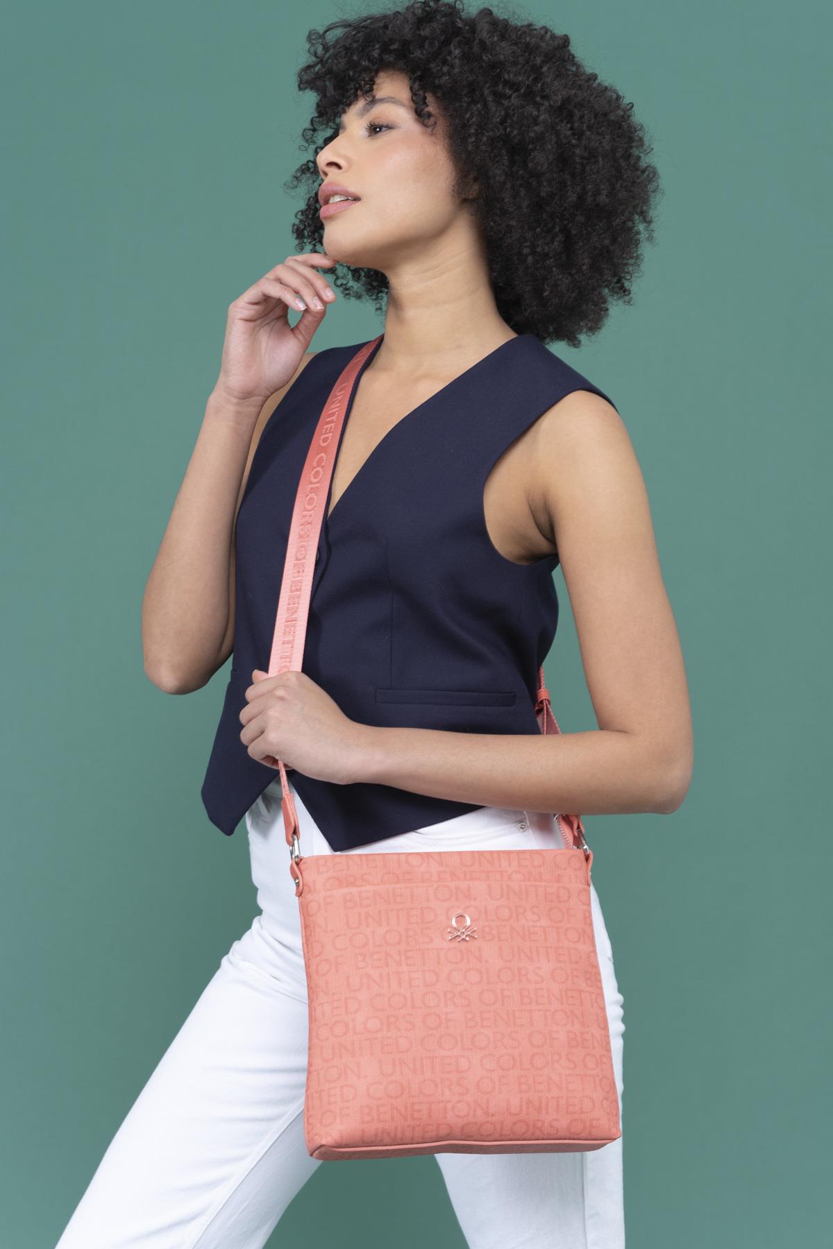 Benetton Kadın Çapraz Çanta | Mercan