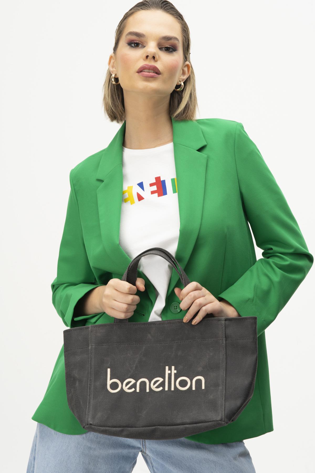 Benetton Kadın El Çantası | SİYAH