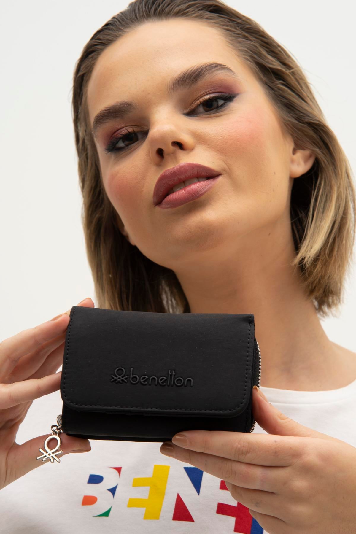 Benetton Cüzdan | Siyah