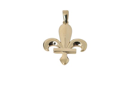  Big Fleur De Lis Kolye Ucu