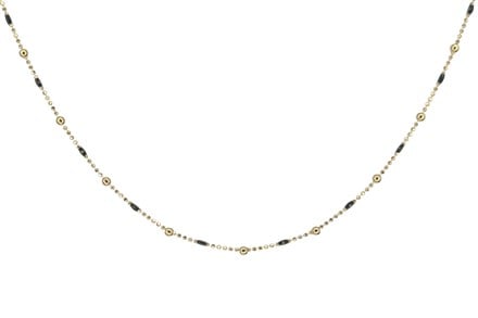 Long Black Nalia Kolye
