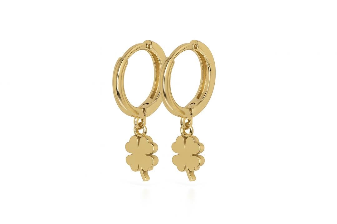 Elowen KüpeSallantılı Yonca Küpe I Lim Kuyumculuk