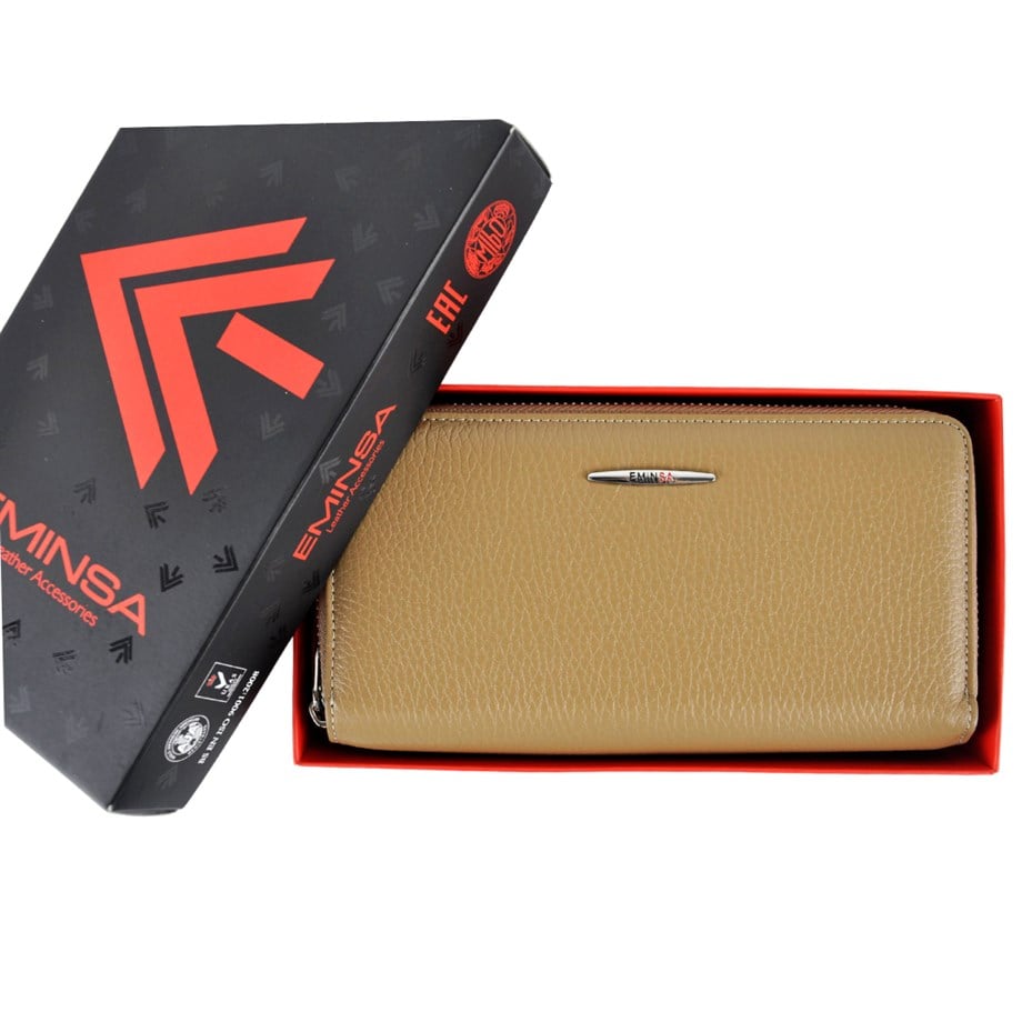 Kadın Hakiki Deri İki Bölmeli Cüzdan