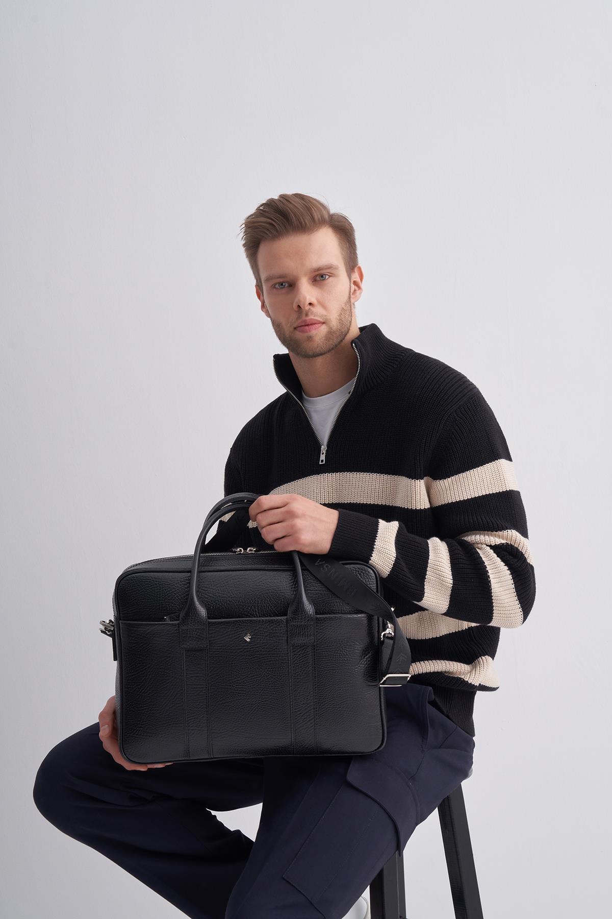 Taba Hakiki Deri Evrak Çantası