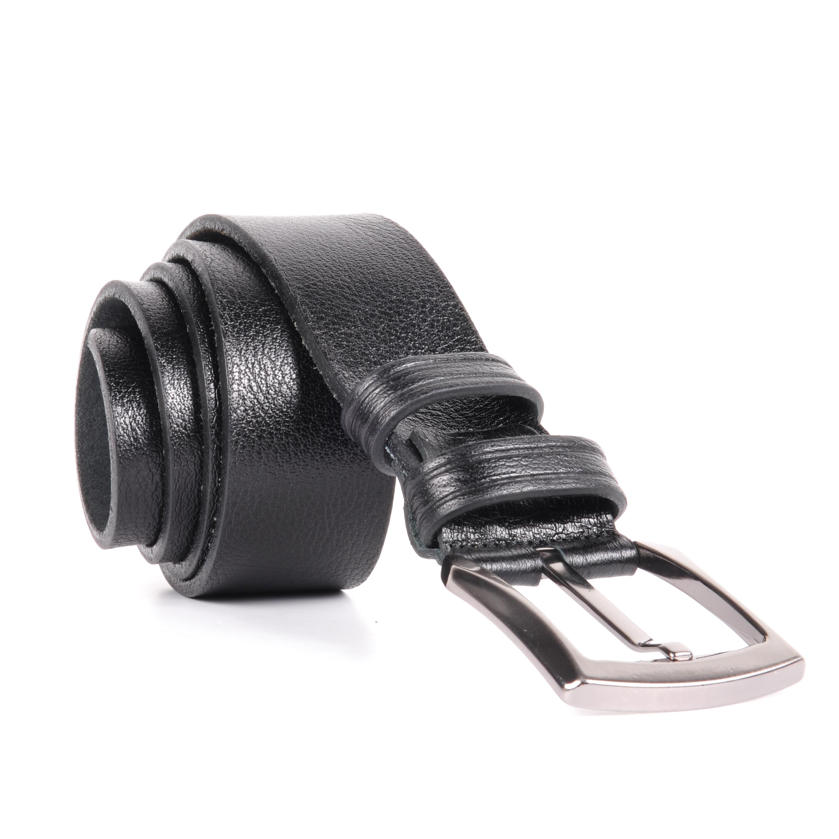 Erkek Siyah Hakiki Deri Kemer 3443