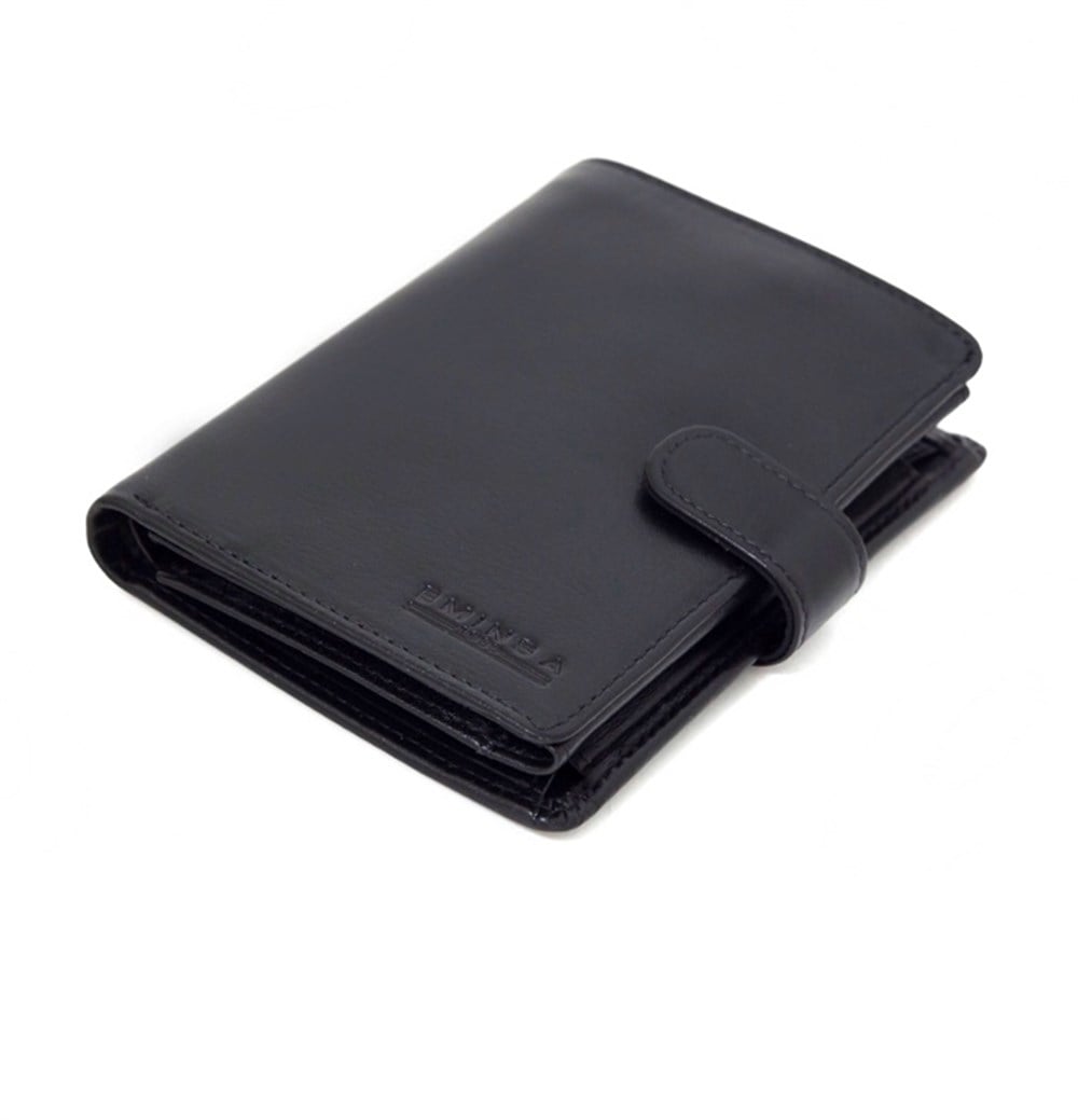 Siyah Deri Erkek Cüzdanı