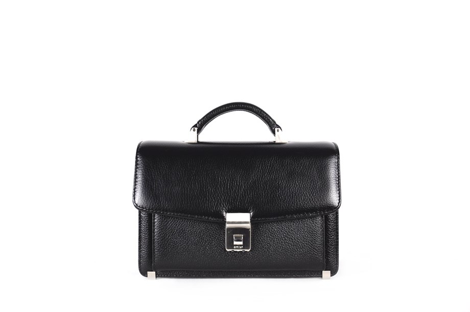 Erkek Şifreli Siyah El Çantası