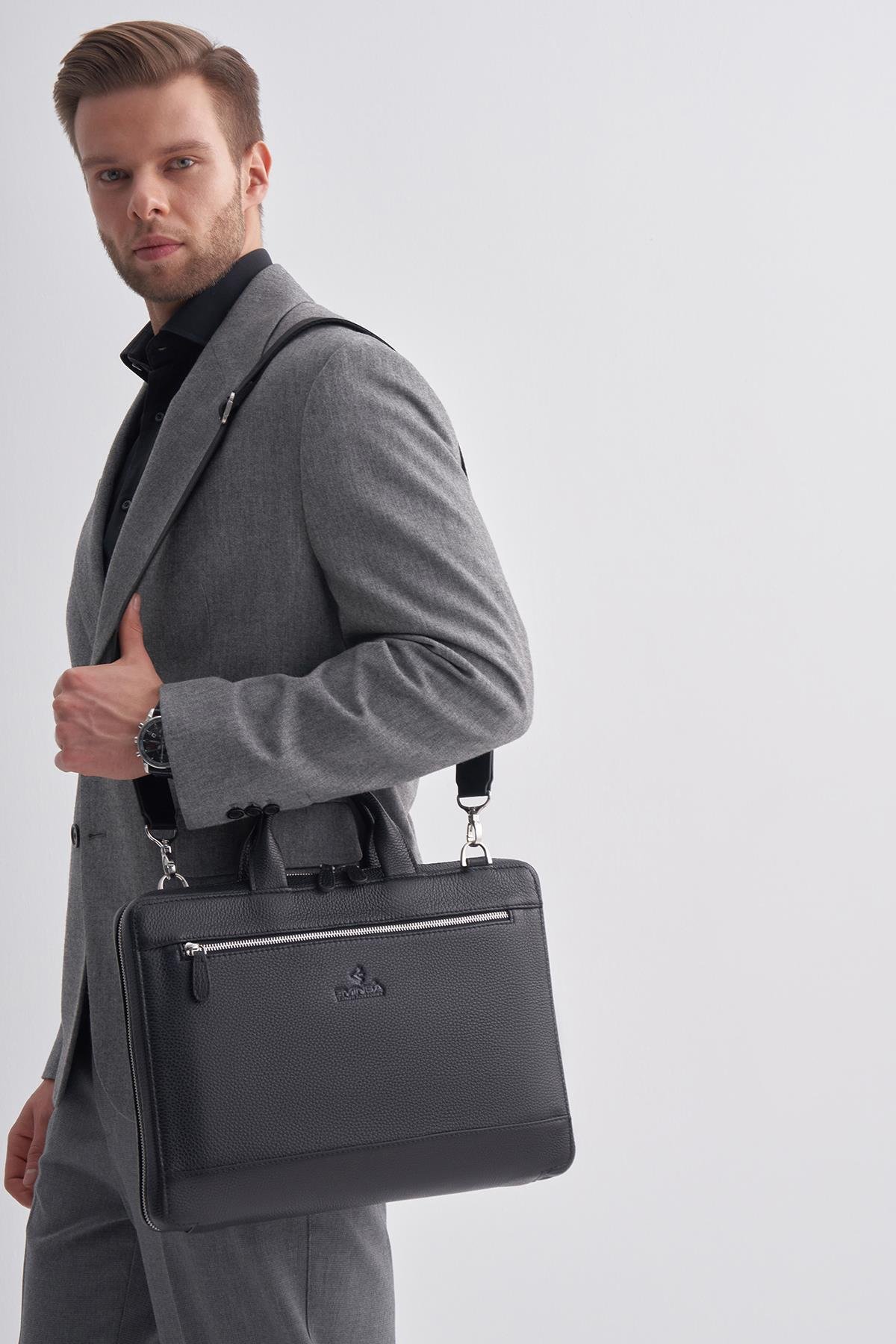 Hakiki Deri Evrak Çantası