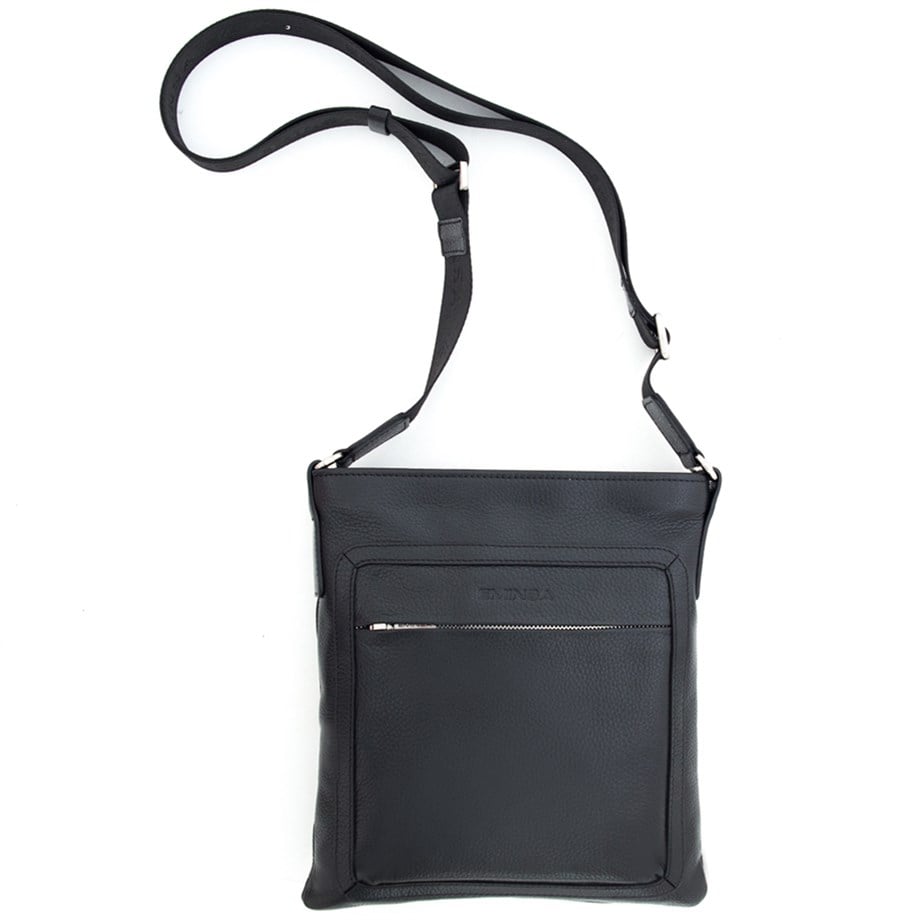 Siyah Hakiki Deri Omuz Çantası