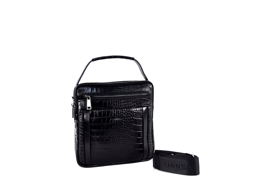 Erkek Hakiki Deri Omuz Çantası 6136