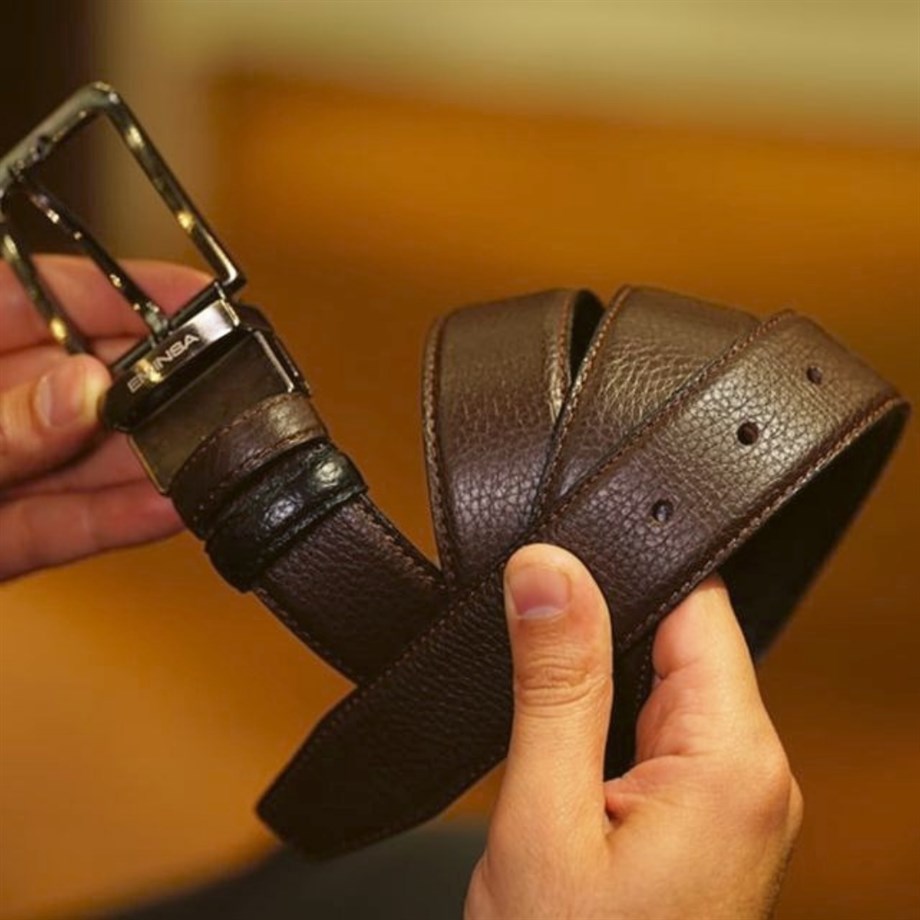 Çift Yönlü Kahverengi,Siyah Erkek Kemer