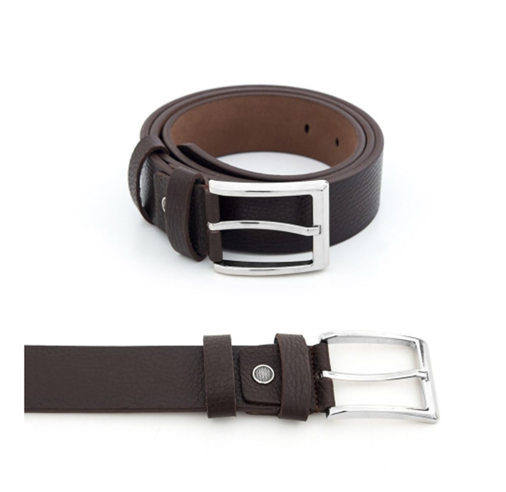 Kahverengi Deri Erkek Kemer