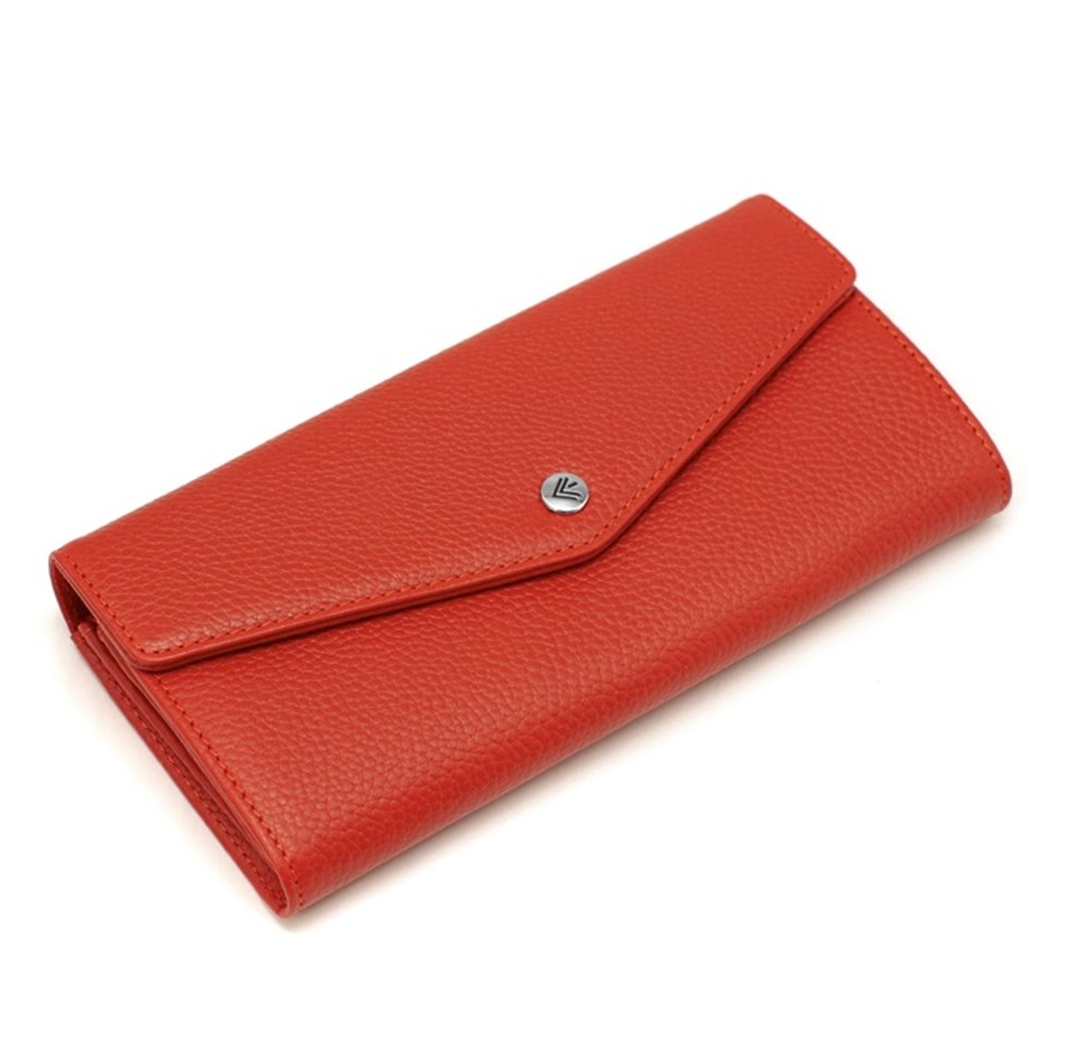 Kırmızı Deri Kadın Cüzdan