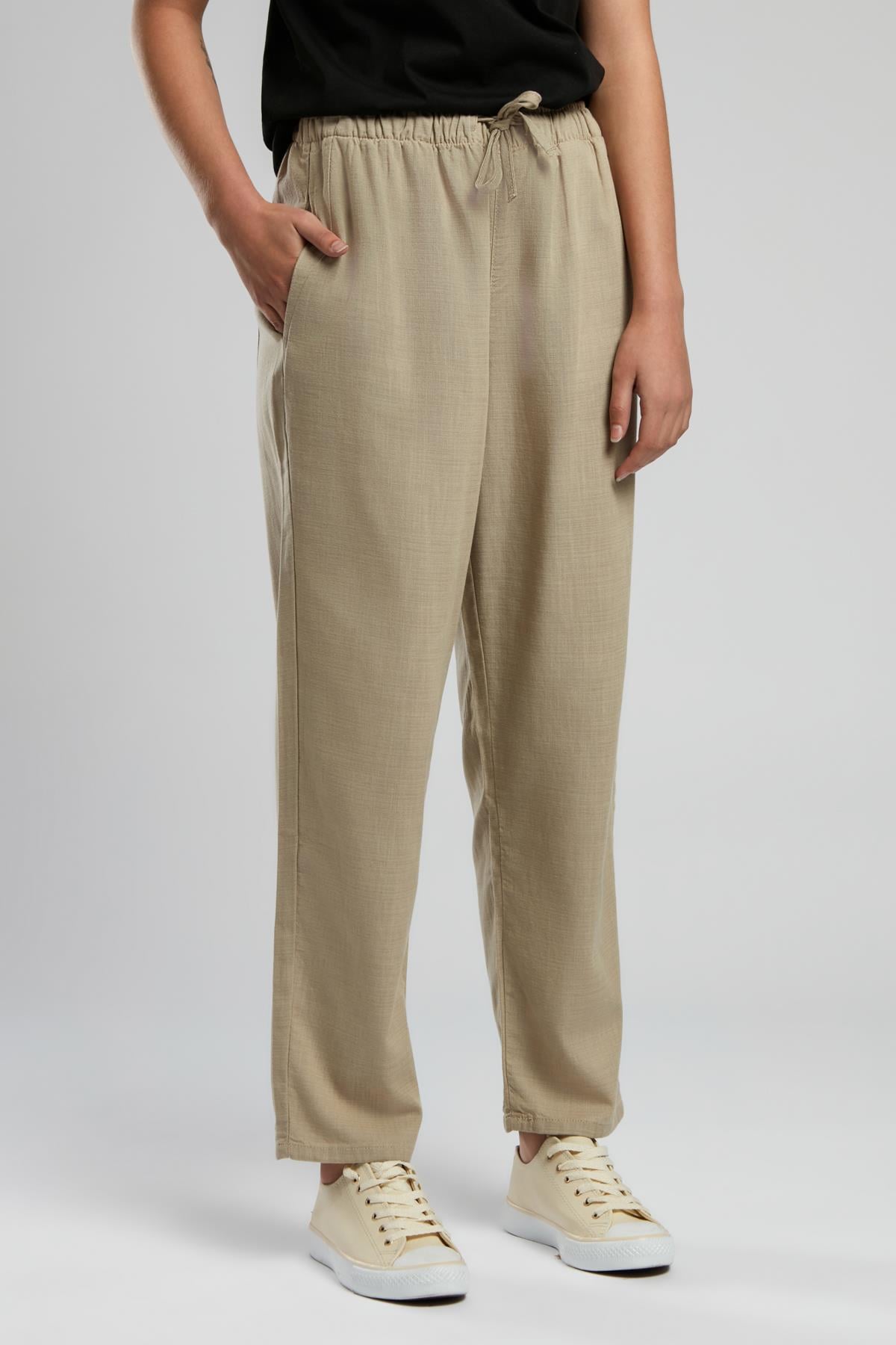 Alberta Kadın Dokuma Pantolon