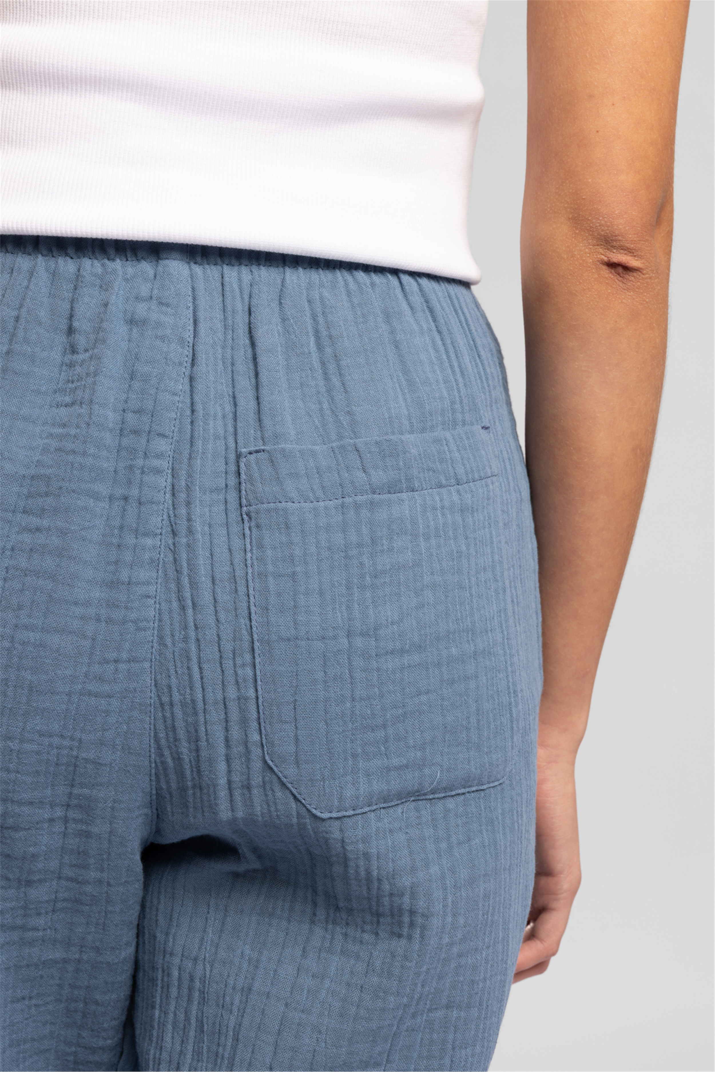Alberty Kadın Regular Fit Pamuklu Pantolon İndigo